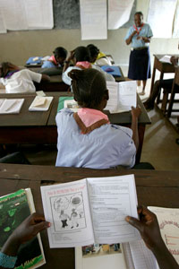 AIDS education for Scouts in the Central Africa Republic
