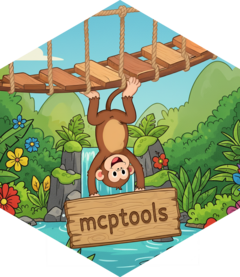 A hexagonal logo showing a bridge connecting two portions of a forested meadow.